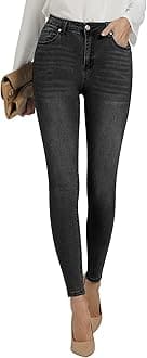 Skinny Jeans for Women High Waist Stretchy Classic High Rise Slimming Jeggings Denim Trousers Pants