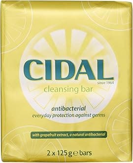 Cidal Natural Antibacterial Soap TWIN PACK 125g