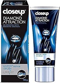 Closeup Diamond Attraction Freshness, Freshening, Whitening Toothpaste - 2X100 G