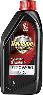 GASOLINE ENGINE OIL HAVOLINE FORMULA 20W-50 (SL) (12X1L) CALTEX
