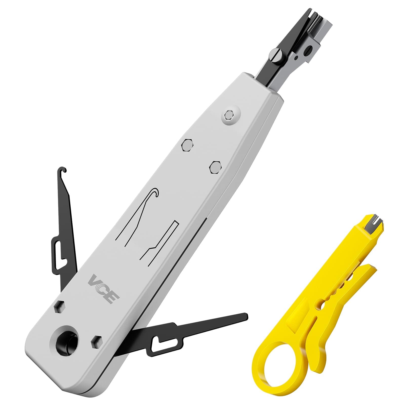 Punch Down Tool Professional LSA with Wire Cutter