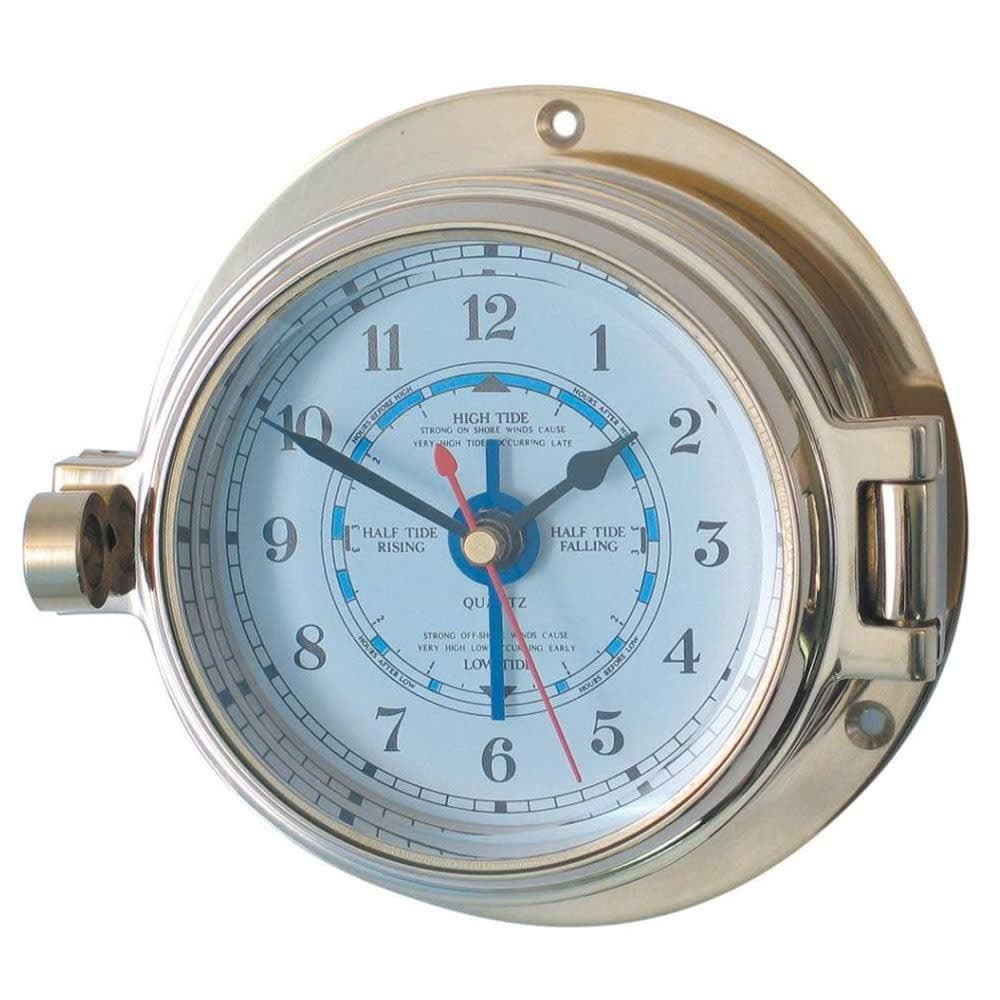 Meridian Zero Channel Brass Tide Clock