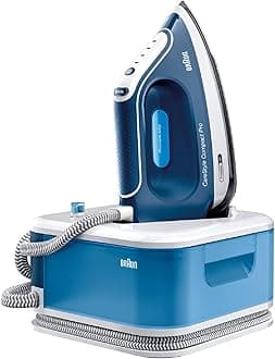 – CareStyle Compact Pro IS2565BL, Steam Iron with FreeGlide 3D Technology, iCareMode, Eco and Turbo Modes, Vertical Steaming, Anti-Drip, 1.5L Water Tank, 2400W, Blue