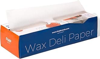 [1000 Pack] 15 x 10.75" Wax Paper Sheets for Food, Interfolded Precut Deli Paper, Pop Up Grease-Proof Sandwich Paper Wraps, Waterproof for Lunch, Food Basket, Microwave Cover, BBQ