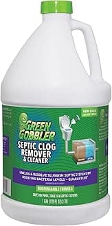 EMERGENCY Septic Sludge Remover - Septic Tank Clog Remover Treatment for Clogs, Back-Ups & Foul Odors, and Overflow Prevention - 1 Gallon