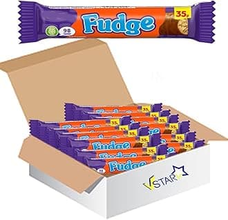 VSTAR All Chocolate Bars Collection (Cadbury Fudge Bar 22g, Full Box), 1.0 count