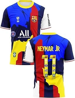 RockinRetailz Neymar Jerseys for Boys and Mens 2025-26 (N11 Fans Jersey Special Version)