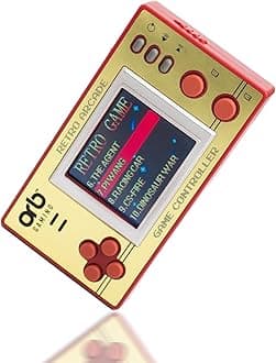Mini Retro Games Console, 150 in-Built Games, 8-Bit Retro Gaming Handheld Console, 1.8” Full Colour LCD Screen Pocket Console, Immersive Sound Games Console - ThumbsUp!
