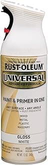 Rust-OlEUm 245199 Universal Enamel Spray Paint, 12 Ounce (Pack Of 1), Gloss White, 11 Fl Oz
