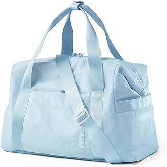 BAGSMART BAGSMART Gym Bag for Women, Carry on Weekender Overnight Bag, Travel Duffel Bags, Personal Item Travel Bag Tote Bag Workout Dance Bag, Light Blue-34L