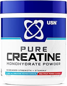 Micronised Creatine Powder 500g (79 Servings): Red Fruit Punch Flavour, 100% Pure Creatine Monohydrate Powder for Performance and Muscle Recovery, Suitable for Vegans