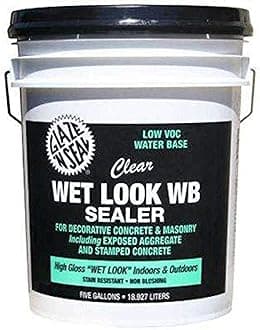 Wet Look Water Based Sealer, 5 Gallon (174)