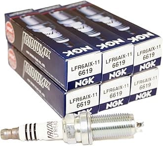 NGK 6619 Iridium Spark Plugs LFR6AIX-11 - 6 PCS *NEW* by NGK