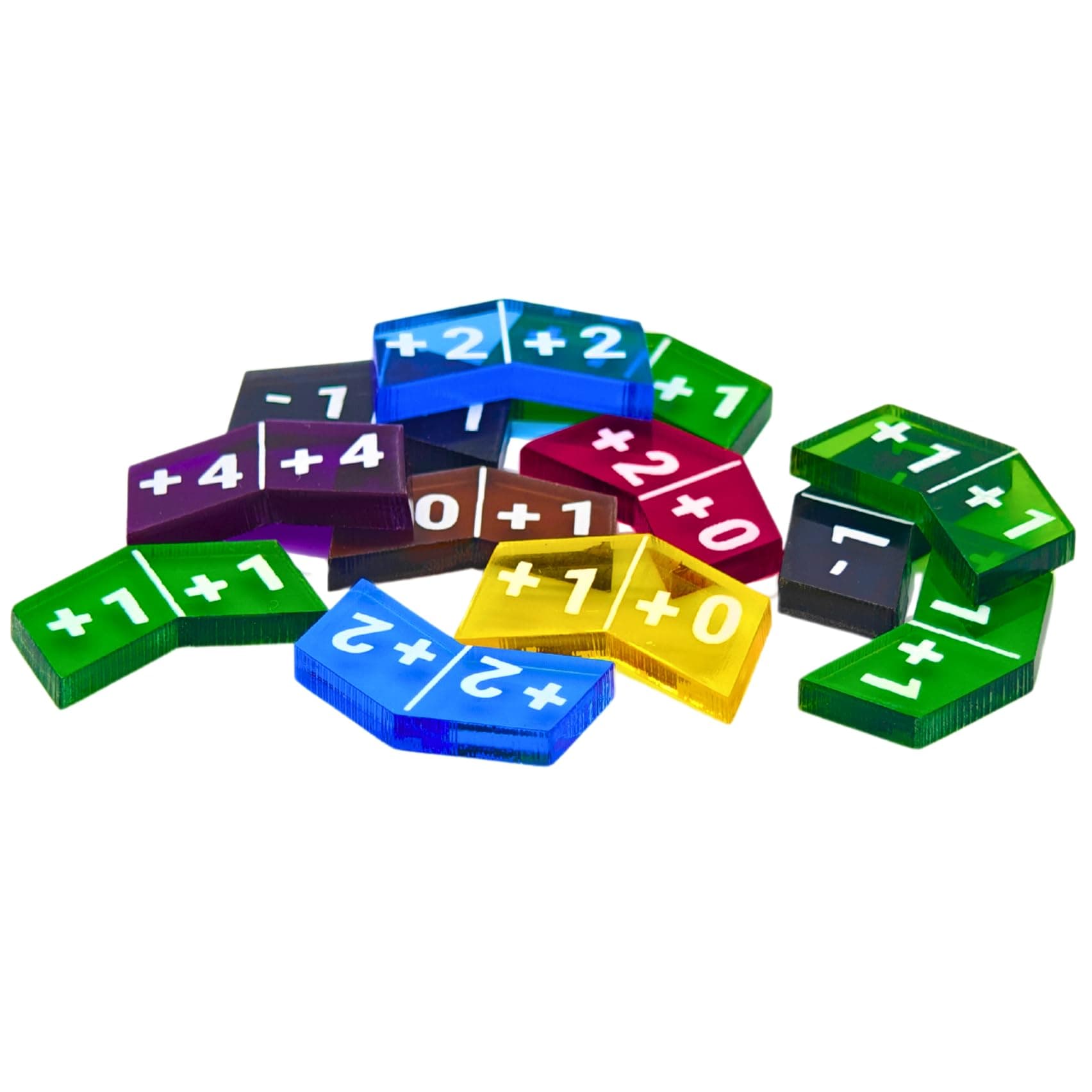 MTG Stat Counters/Buff Counters for Magic The Gathering - Set of 60 Color Coded MTG Tokens - Improved Gameplay with This Great Magic The Gathering Gift