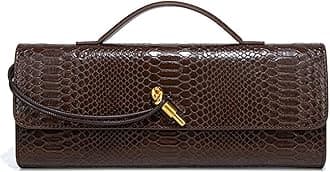 Upbull Trendy Woven Evening Clutch Purses Women Underarm Shoulder Handbag Cute Satchels Crossbody Purse PU Leather Wallet