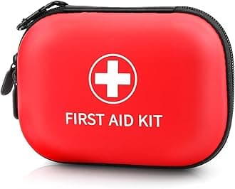 First Aid Kit 100 PCS Emergency Kit for Home Car Travel Small First Aid Kits for Hiking Camping Portable Trauma Kit for Boat Vehicle Outdoor Survival