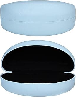 Hard Shell Sunglasses Case,Classic Large Glasses Case for Sunglass,Eyeglasses with Cleaning Cloth,Pouch
