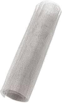 1Pack 50 Mesh 304 Stainless Steel Woven Wire Mesh, Never Rust, Hard and Heat Resisting Wire Mesh, Fine Screen Mesh for Many Projects, 15.7 x 35.4 Inch
