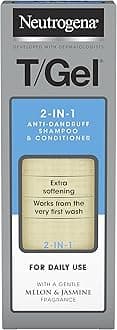 T/Gel 2 in 1 Anti-Dandruff Shampoo and Conditioner (1x 150ml), 2 in 1 Shampoo and Conditioner to Help Fight Dandruff From First Wash, Haircare for Soft, Shiny Healthy-Looking Hair