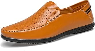 Loafer Premium Genuine Leather Men's Casual Shoes Slip On Mens Driving Penny Loafers for Men Lightweight Breathable