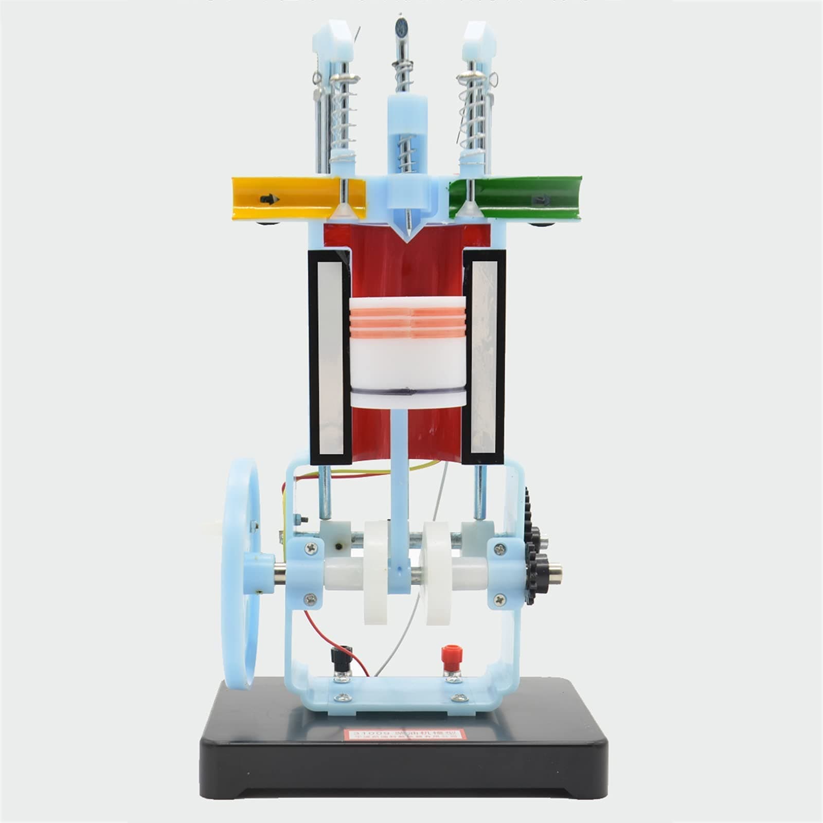4 Stroke Internal Combustion Engine Model - Diesel Engine Model - Four-Stroke Single-Cylinder Diesel Engine Model - for Physics Mechanics Experiment Teaching Instrument