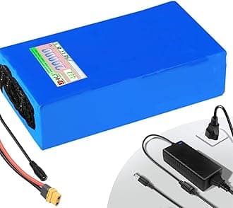 Battery 48V 50Ah 40Ah 30Ah 20Ah Lithium Battery Pack 48 Volts High Power Battery for 250W 750W 1500W 2500W Motors,48V20AH