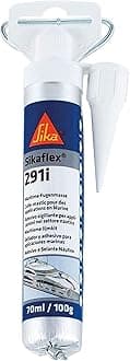 Multipurpose Special Navy Paste, White, Sikaflex 291i - Water Resistant, Non-Corrosive, Sea & Fresh Water Resistant, 70 ml