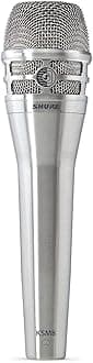 Shure KSM8 Dualdyne Vocal Microphone - Cardioid Dynamic Mic with 2 Ultra Thin Diaphragms and Reverse Airflow Technology for Unmatched Control of Proximity Effect, Presence Peaks, and Bleed - Nickel