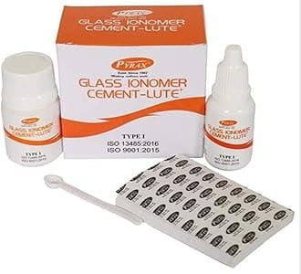 Pyrax Glass Ionomer Cement Lute Type - 1 for Dental Use (Pack of 2 Box)