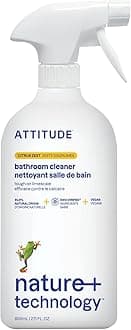 Bathroom Cleaner Spray, EWG Verified, Plant-Based & Vegan, Safe for Bathroom Surfaces, Tiles, Tubs, Shower Walls, and Grout, Citrus Zest Scent, 27.1 Fl Oz