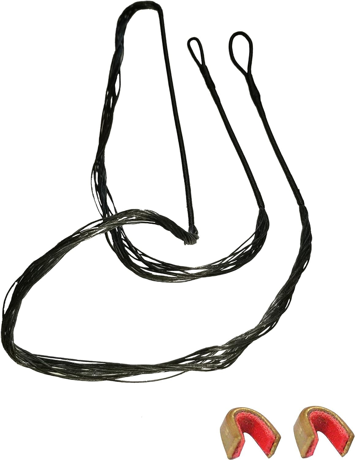 KESHES Dacron Bow String Replacement Traditional Recurve Bow - Replacement Bowstring 12,14,16 Strands - All Length Sizes from 44-66 Inches