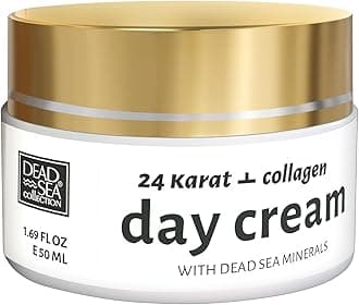 Dead Sea Collection 24 Karat & Collagen Day Cream for Face (1.69 fl.oz)