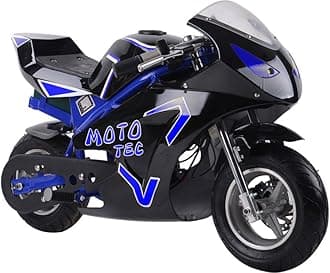 MotoTec Electric Pocket Bike GT 36v 500w Blue