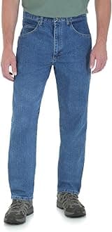 Wrangler 35005 Men's Trail Trekker Jeans, Stonewashed - 36-38