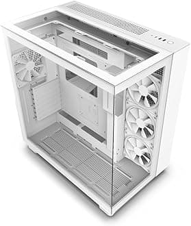 NZXT H9 Elite 2-Layer Mid Tower PC Case, Tempered Glass Model [White] CM-H91EW-01 CS8577