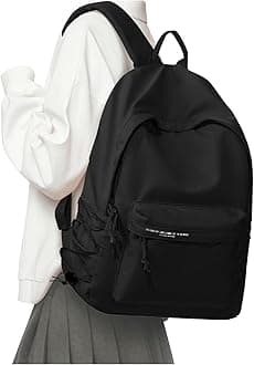 suradar School Backpack Middle High School Students Bookbag for Teens Girls Boy College Backpack for Women Men Casual Daypack