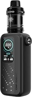 Voopoo Vinci Spark 220 Kit, 5W- 220W, Dual 18650mAh (sold separately), Adjust...