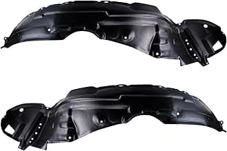 TRQ Inner Fender Liner Set Compatible with 2003-2008 Pontiac Vibe GM1248130 GM1249130