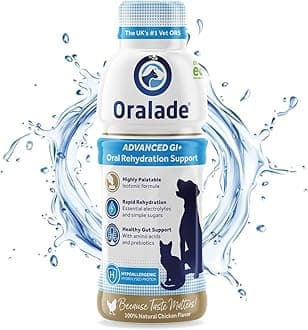 Oralade - Advanced GI+, Oral Rehydration & Gut Support for Pets - Fast and Effective Hydration - Roast Chicken Flavour - Suitable for All Ages - 500ml