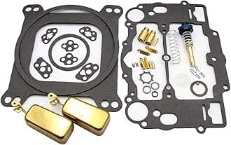 Carburetor Rebuild Kit for Edelbrock 1477 1400 1404 1405 1406 1407 1409 1411 AFB Performance 4 Barrel 400 500 600 625 750 CFM with Brass Floats