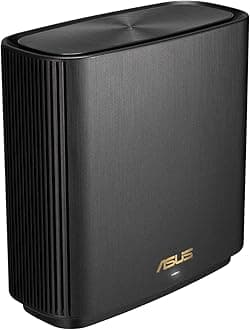 ASUS ZenWiFi XT9 WiFi 6 Mesh System - 1 Pack - Black - AX7800 Whole-Home Tri-band Mesh WiFi 6 System