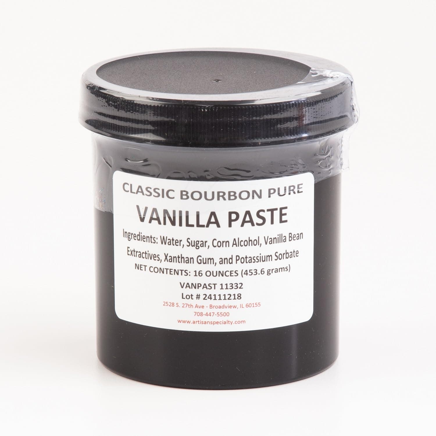 Classic Bourbon Pure Vanilla Paste - 16 oz