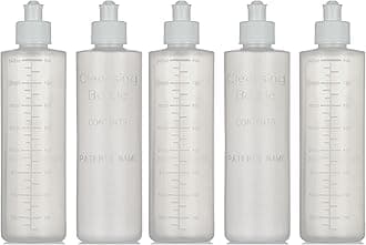 Perineal Lavette Irrigation Bottle for Postpartum Care - After-Birth Essentials for Mom to Soothe and Clean Perineal Area - Premium Portable Bidet for Women - 8OZ (Pack of 5)