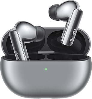 HUAWEI FreeBuds Pro 3, Ultra-Hearing Dual Driver, Pure Voice 2.0, Intelligent ANC 3.0, Triple Adaptive EQ, HWA and Hi-Res Audio Wireless Certified, Dual-Device Connection, Silver