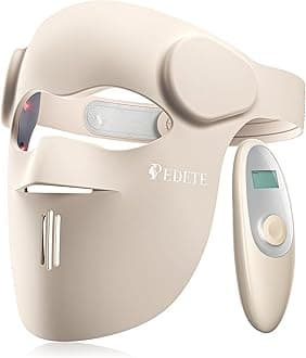 Led Face Mask Light Therapy, 9 Modes Wireless Red Light Therapy for Face, 850nm Infrared & Red Light Masks, 3D Facial Fit, 2500mAh Rechargeable, Led Light Therapy Skin Care At Home (480 LEDs)