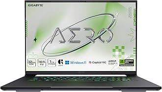 GIGABYTE AERO X16; Copilot+ PC - 165Hz 2560x1600 WQXGA - NVIDIA GeForce RTX 5070 - AMD Ryzen AI 7 350-1TB SSD with 32GB DDR5 RAM - Windows 11 Home - Lunar White