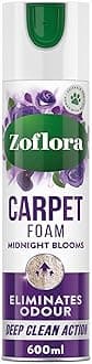 Zoflora Midnight Blooms Carpet Freshener & Care Foam, 1 x 600ml, Carpet Cleaner, Stain Remover Foam for Carpets and Upholstery, Neutralises Odours, Deep Cleans, Pet Safe
