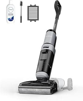 Tineco Floor ONE i5 Stretch Wet Dry Vacuum Cleaner, Vacuum & Mop in One Step, 20kpa Powerful Suction, 180° Lay-Flat Design, Anti-Tangle Design, Dual-Sided Edge Cleaning, Up to 30* Minutes Runtime