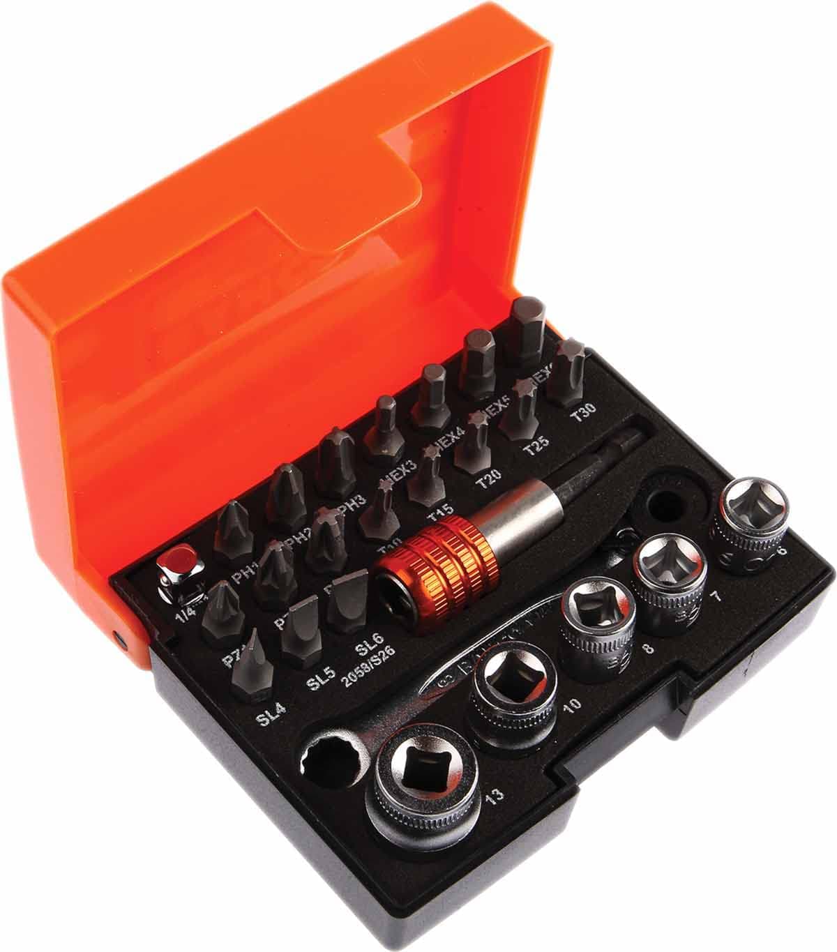 2058/S26 Bit-Socket Set (26-piece)
