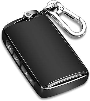 for Mazda Key Fob Cover,TPU Protector Key Holder with Keychain for 2019-2021 Mazda 3,for 3 Hatchback,for 2020-2021 CX-5,CX-30,CX-9,CX-12 3-4-Buttons Smart Key(Black)